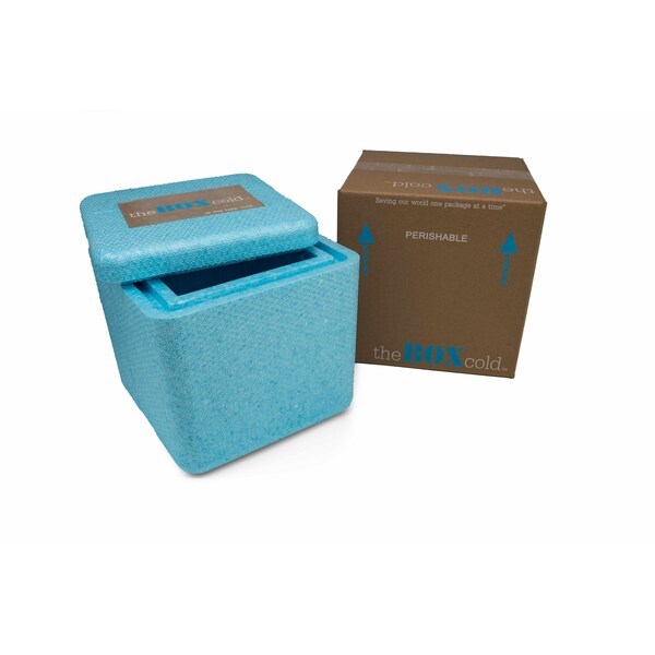 9-1/2 in x 9-1/2 in x 9-1/2 in Insulated Shipping Box, Brown, Corrugated / Foam, Single, 200#